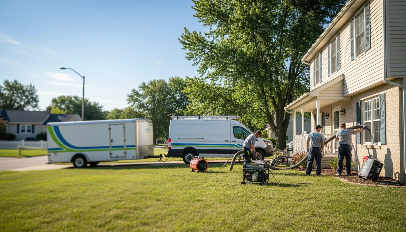 Flooded Basement Restoration And Cleanup With Repair in Neal, KS near me
